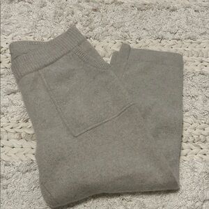 Madewell Cashmere Grey Knit Pants